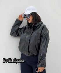 کاپشن چرم مدل جسکا