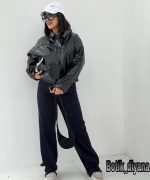 کاپشن چرم مدل جسکا