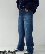 شلوار جین نیم بگ مدل ماهیدا