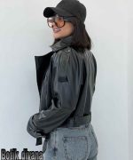 کت چرم مدل نیوشا