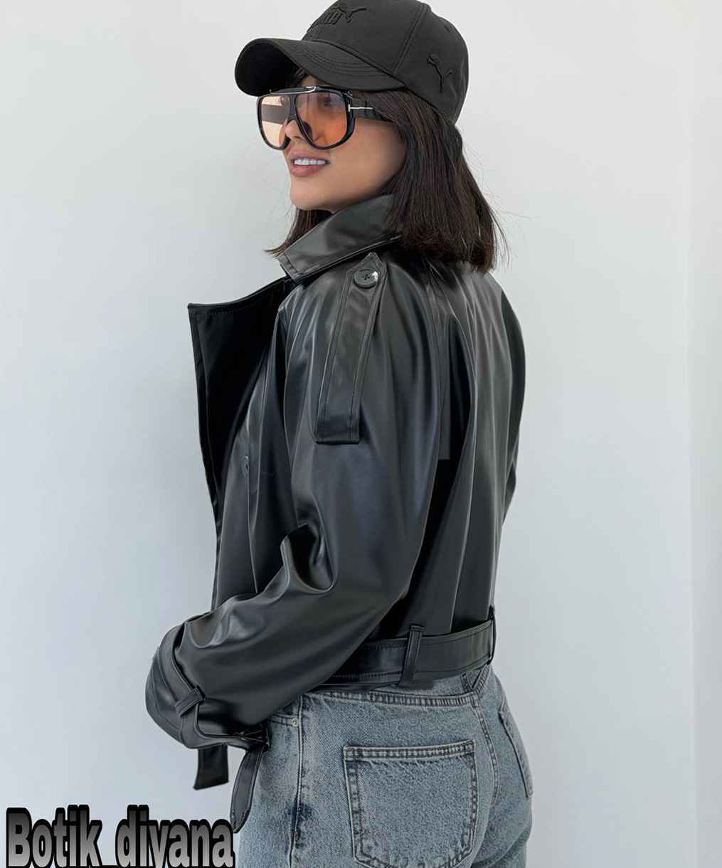 کت چرم مدل نیوشا