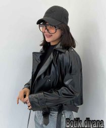 کت چرم مدل نیوشا