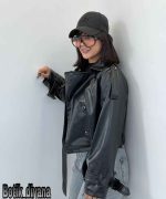 کت چرم مدل نیوشا