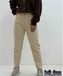 شلوار مام کتان