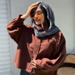 شومیز لینن مدل آیدان