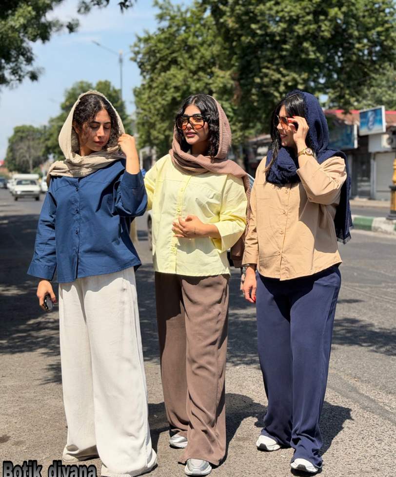 شومیز لینن مدل دلاسو