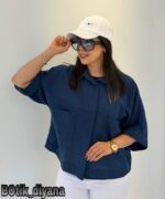 شومیز لینن مدل جانیار
