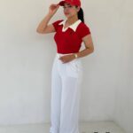 پلو شرت مدل یقه سفید